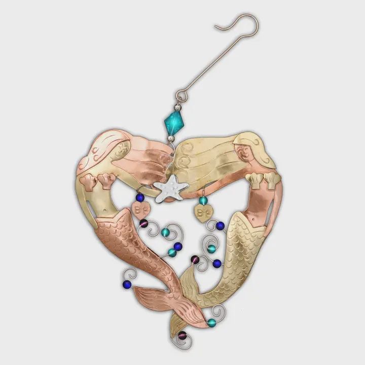 Mermaid Besties Ornaments