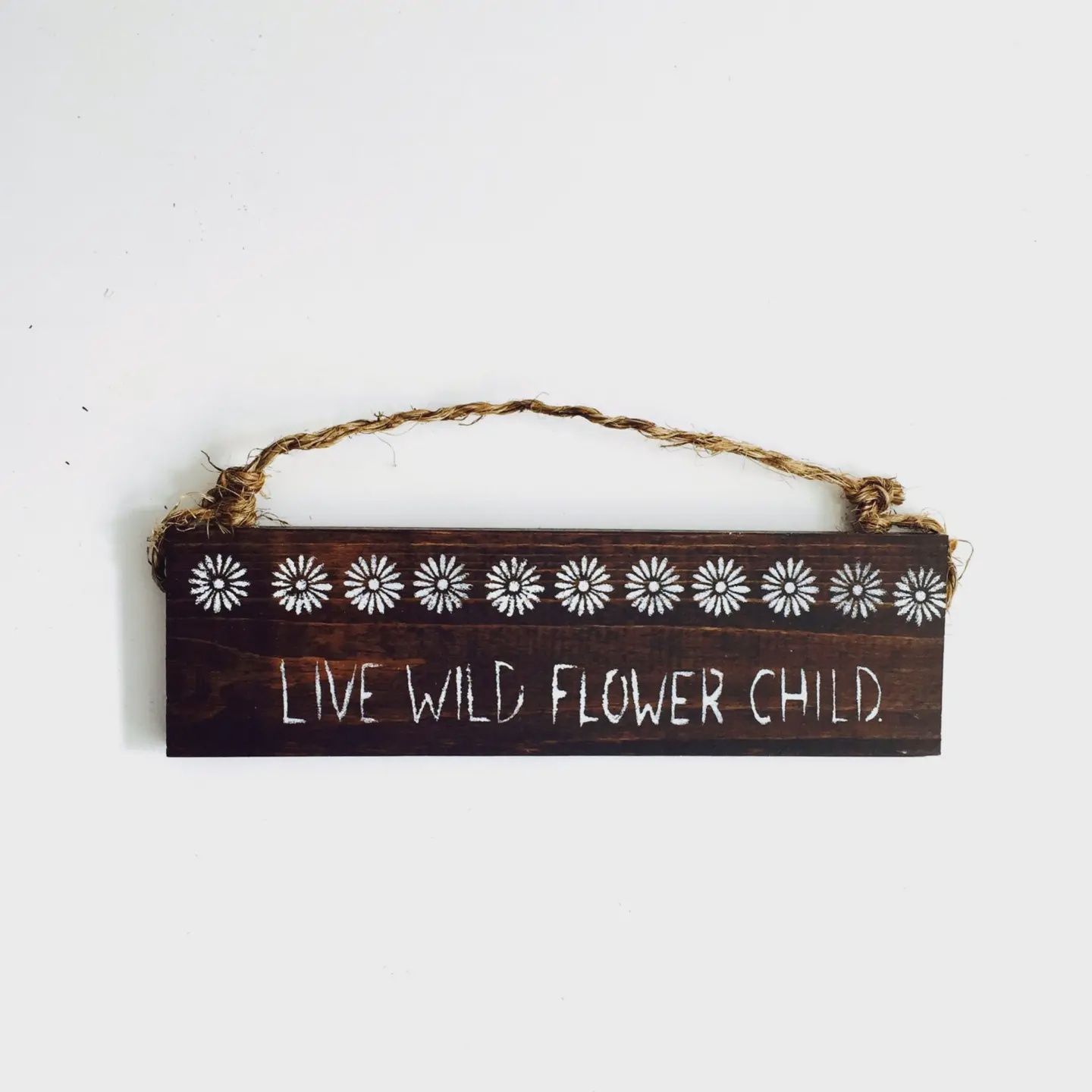 Flower Child Wood Sign