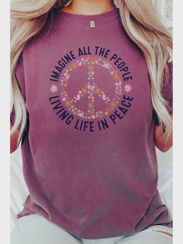 Imagine All the People Tee Berry
