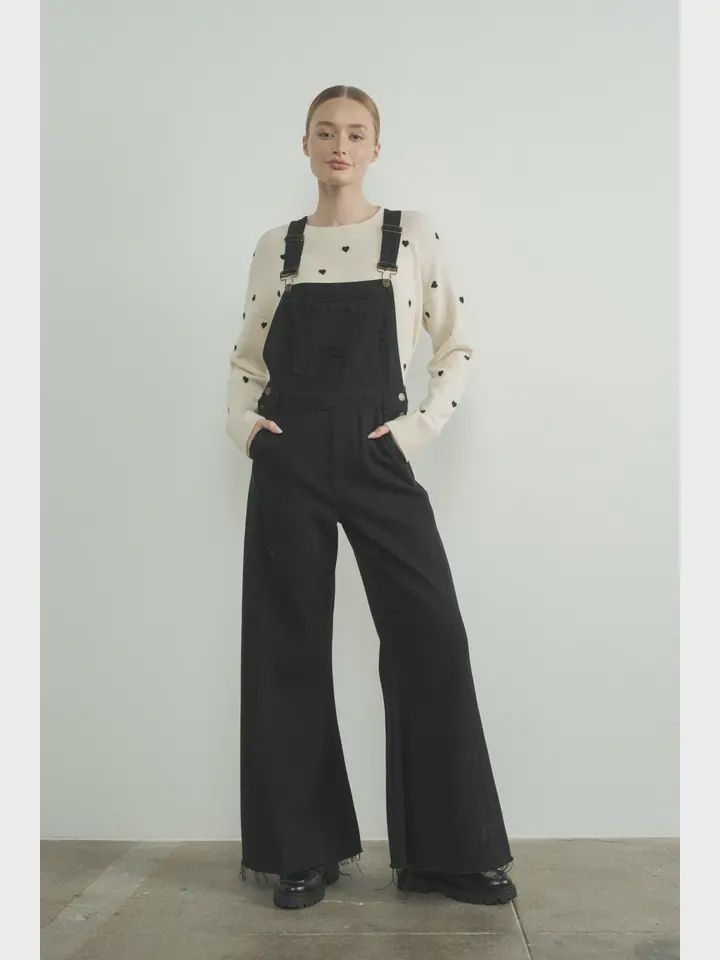Milly Wide Leg Denim Overall