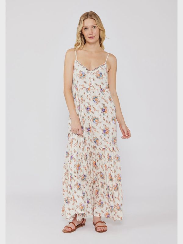 Spaghetti Strap Maxi Fishtail Dress
