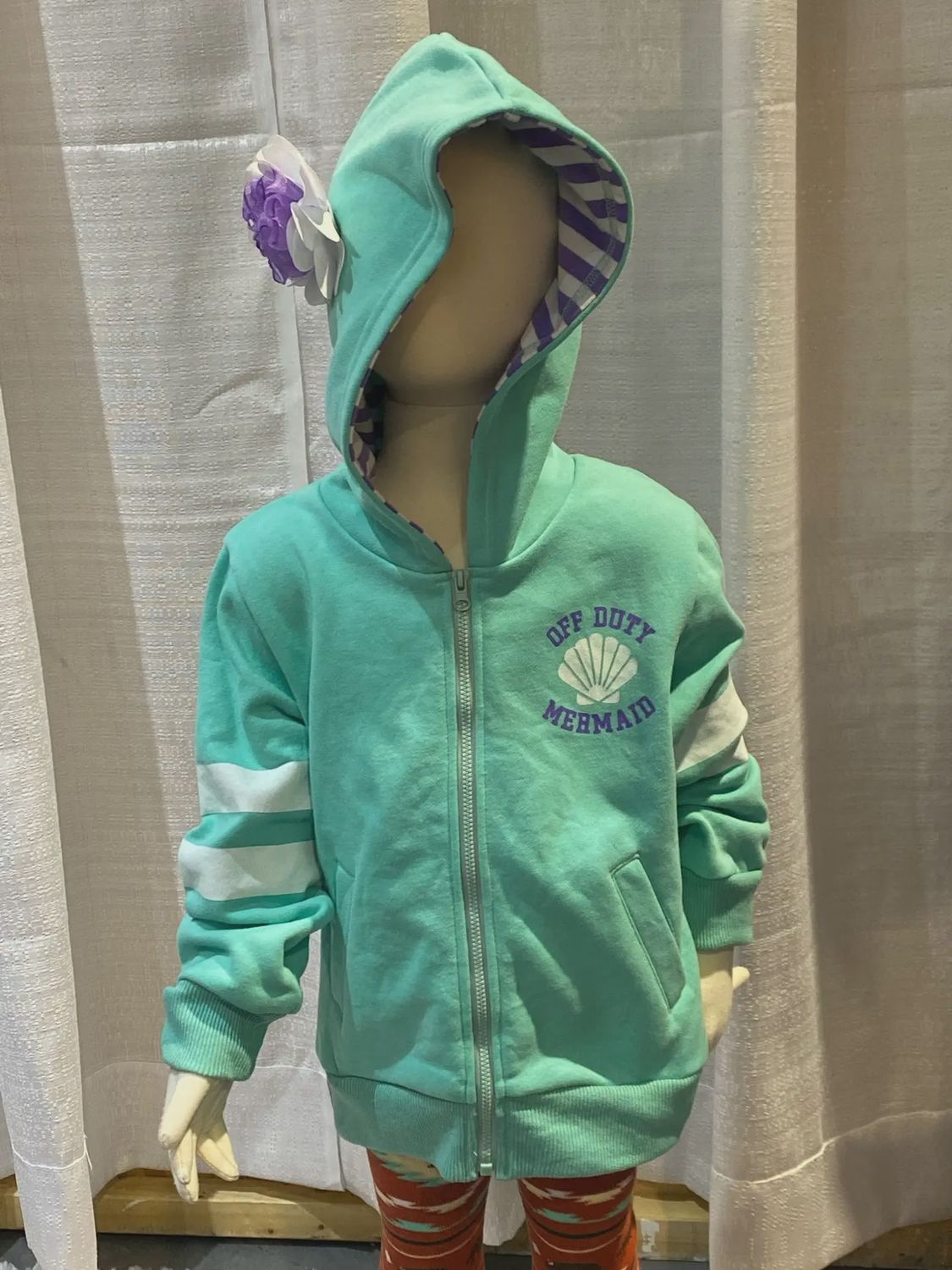 Mermaid Sequin Toddler and Kids 3D Hoodie