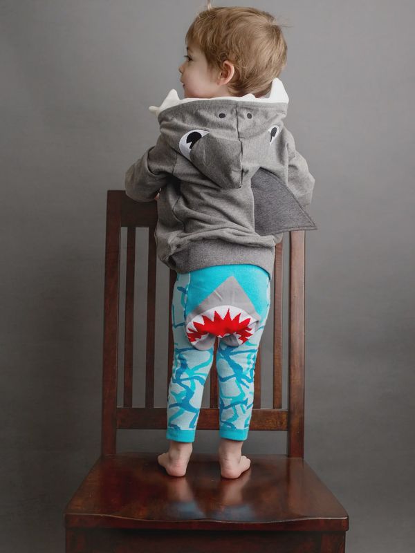 Shark Toddler and Kids 3D Hoodie