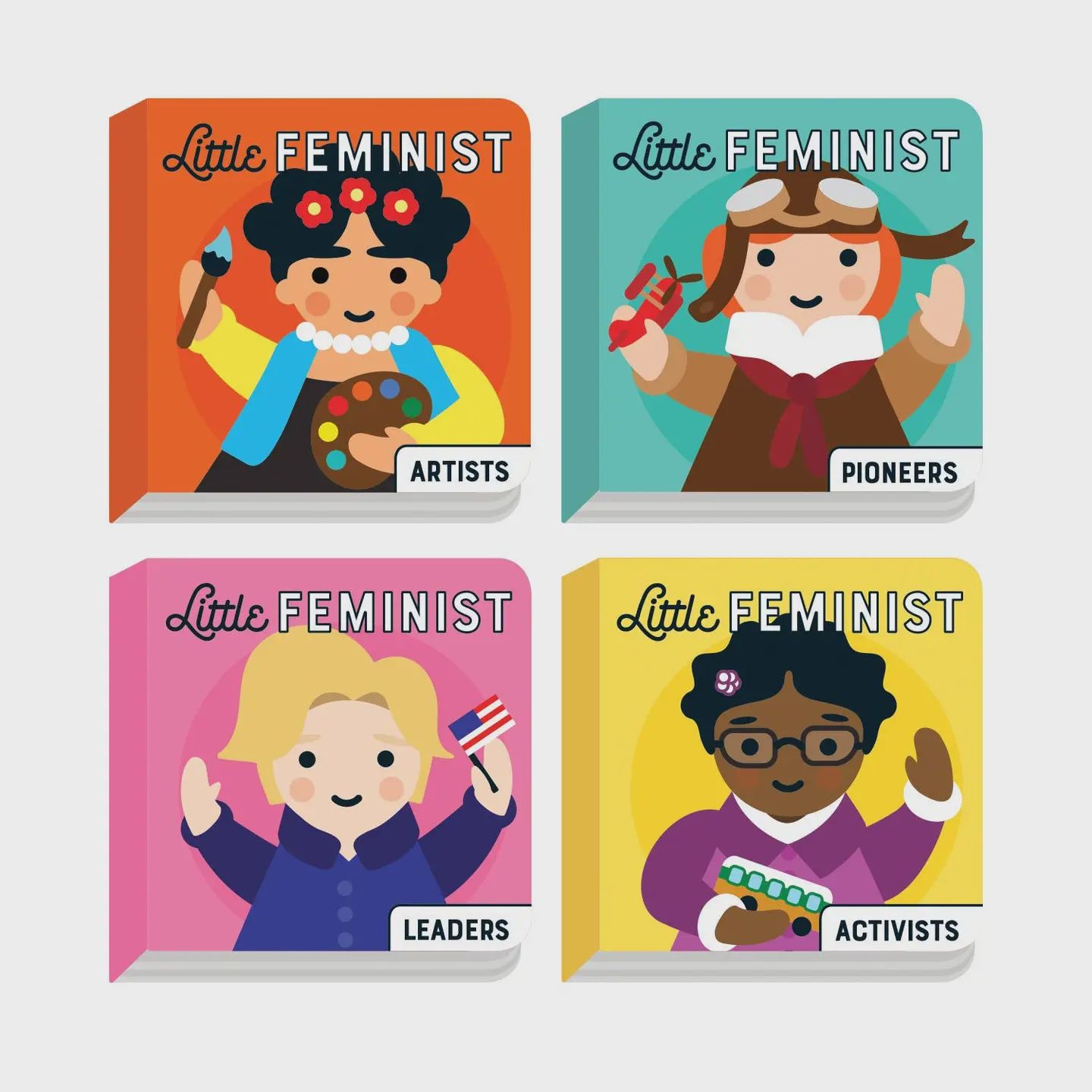 Little Feminist Board Book Set