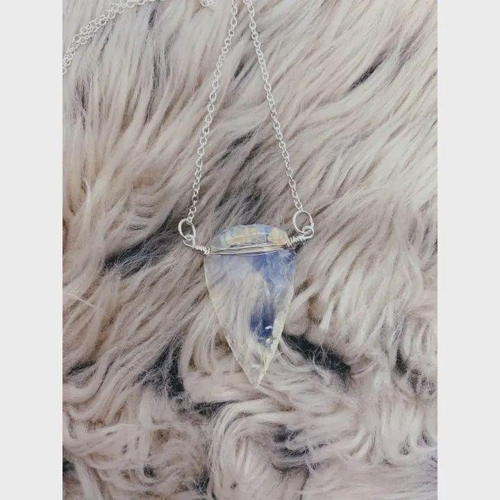 Opalite Arrowhead Necklace