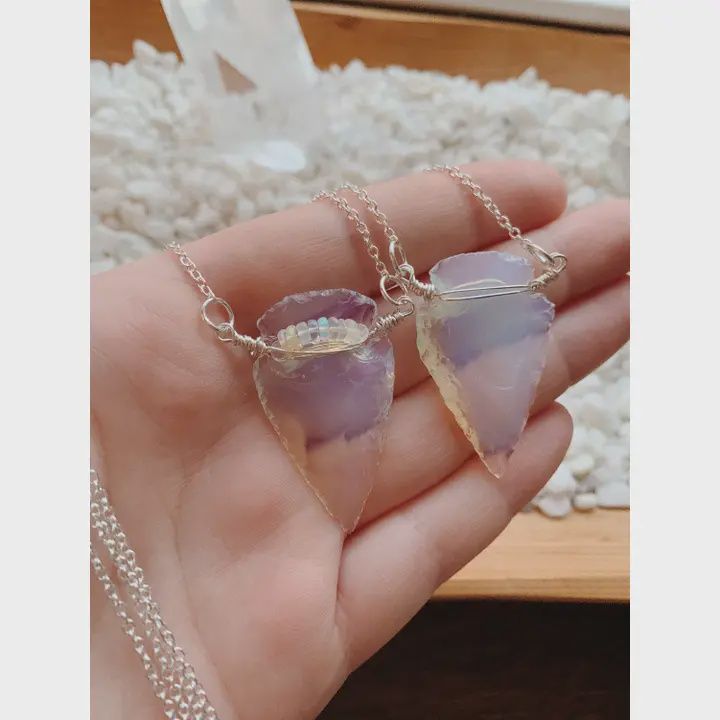 Opalite Arrowhead Necklace