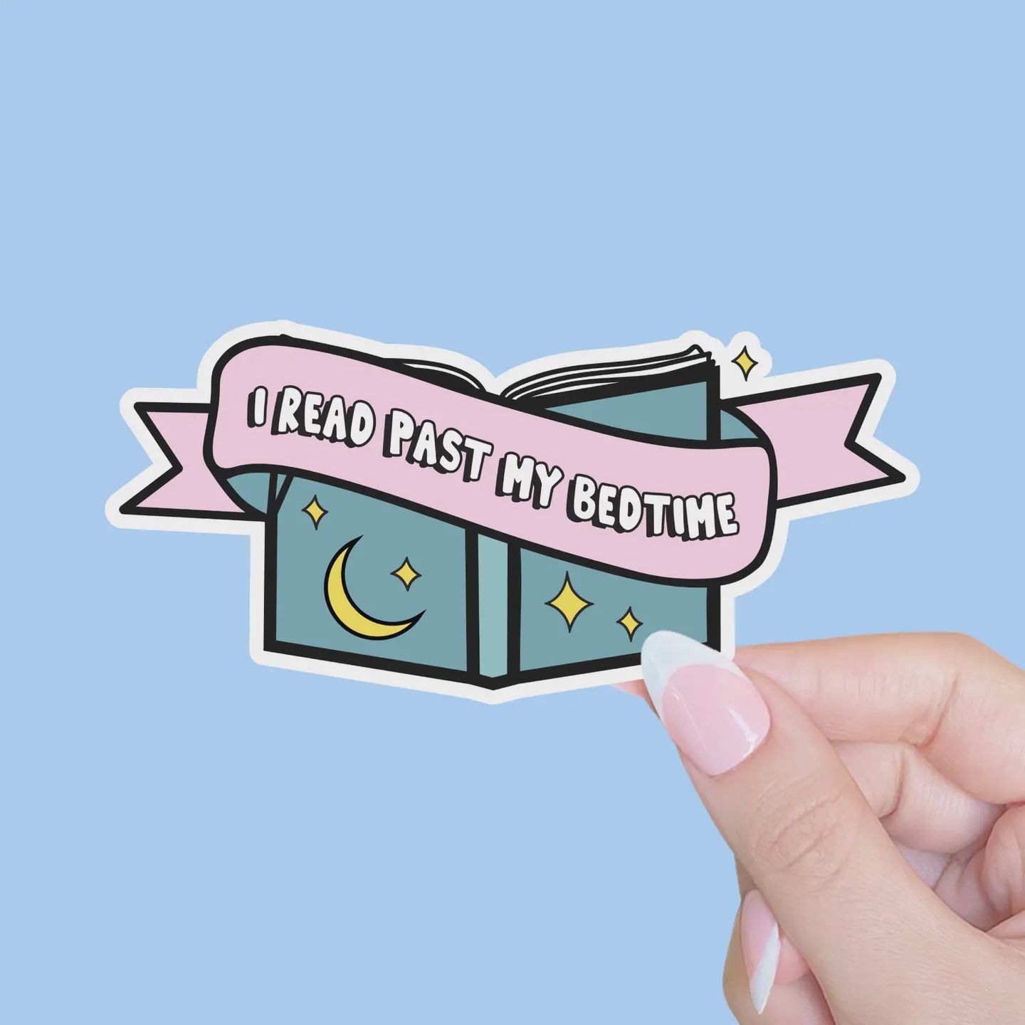 I Read Past My Bedtime Sticker