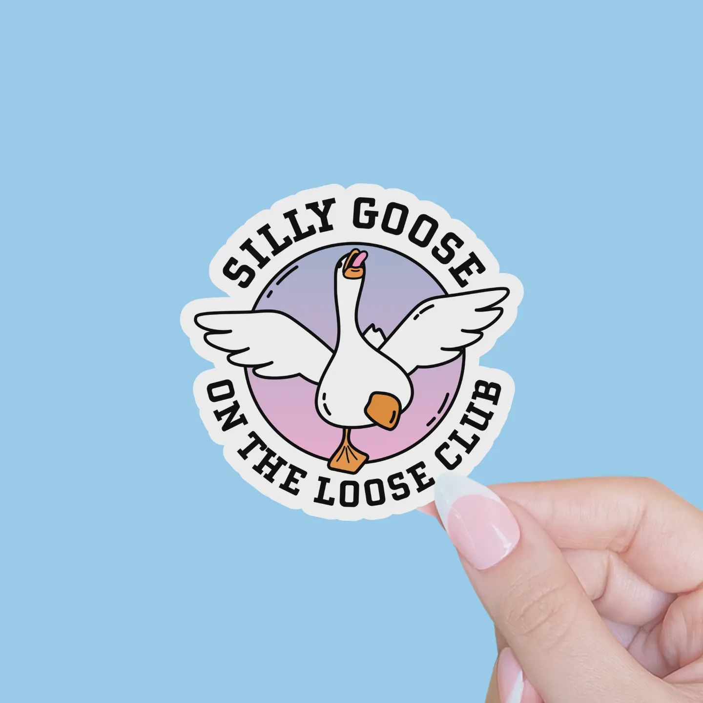 Silly Goose Sticker