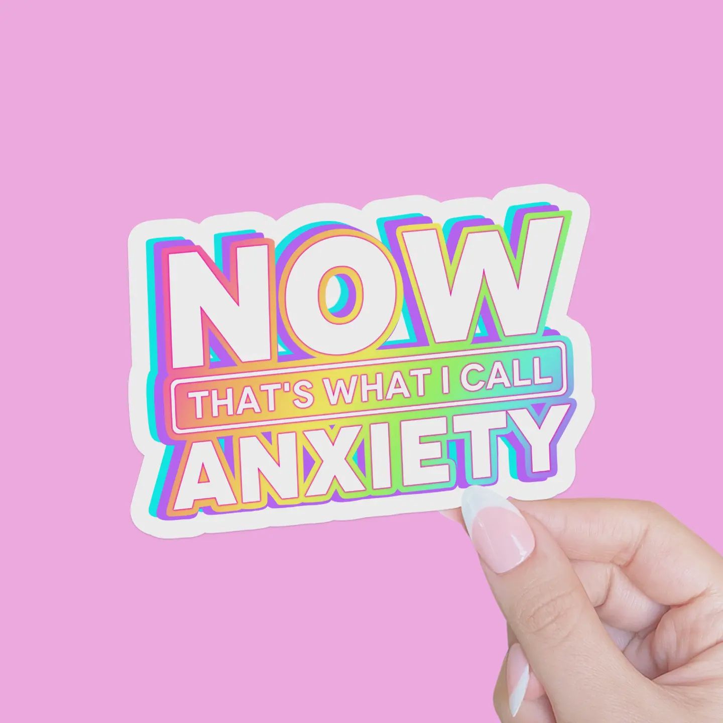 Now That&#39;s What I Call Anxiety Sticker