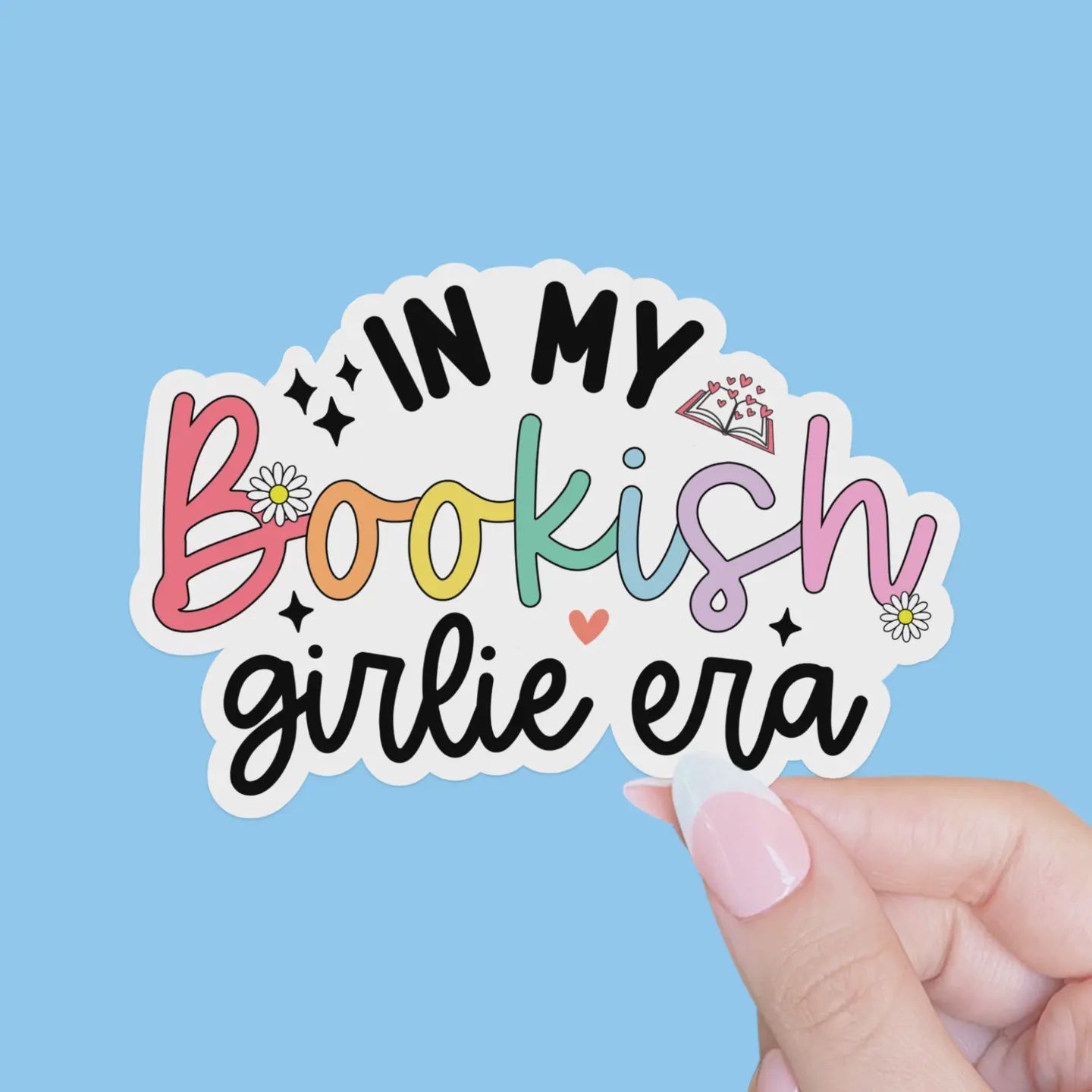 In My Bookish Girlie Era, Bookish Sticker
