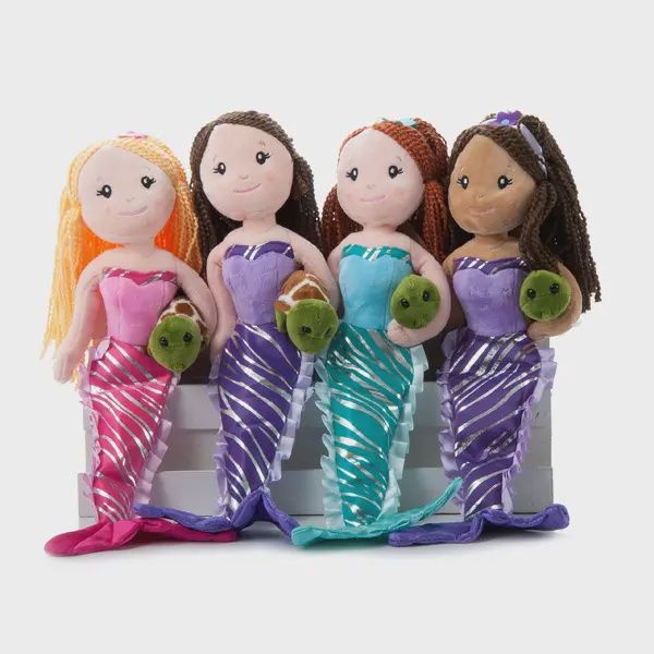 17&quot; Mermaid &amp; Turtle Friend