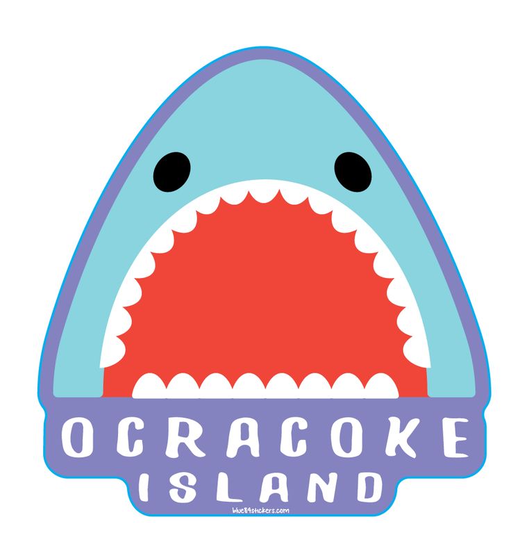 Cuddly Shark Sticker
