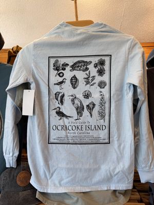 Ocracoke Field Guide LS Shirt