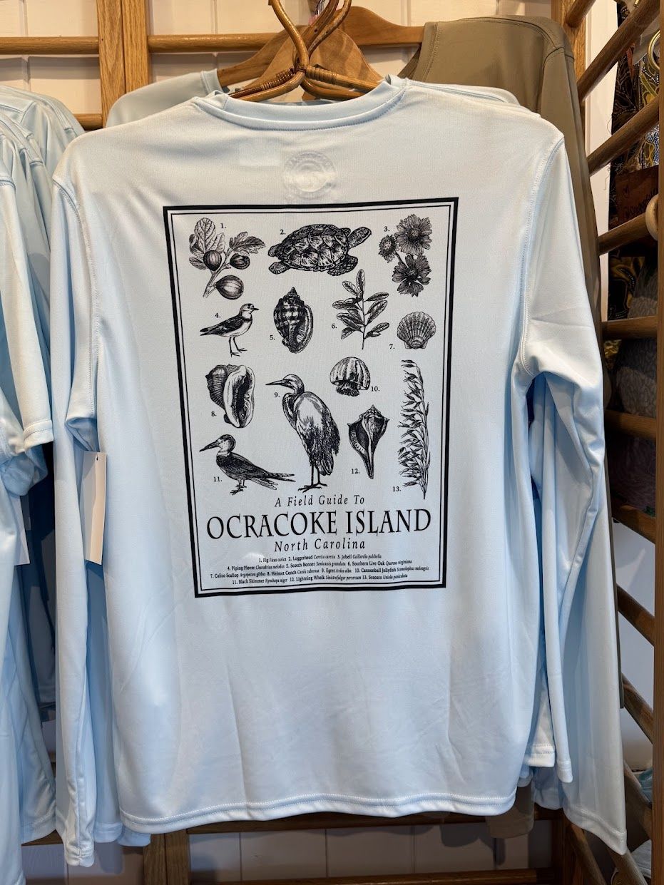 Ocracoke Field Guide T-Shirt - LS