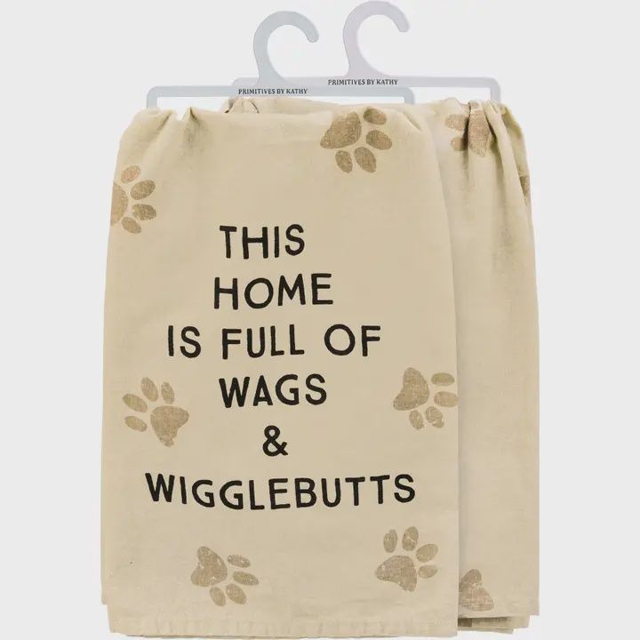 Full Of Wags &amp; Wigglebutts Kitchen Towel