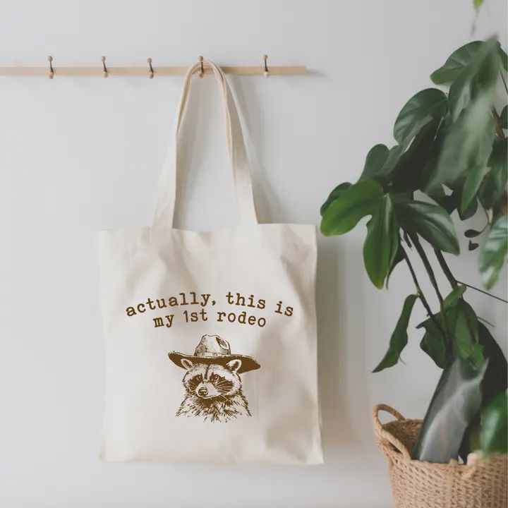 Actually, This Is My 1st Rodeo Canvas Tote Bag
