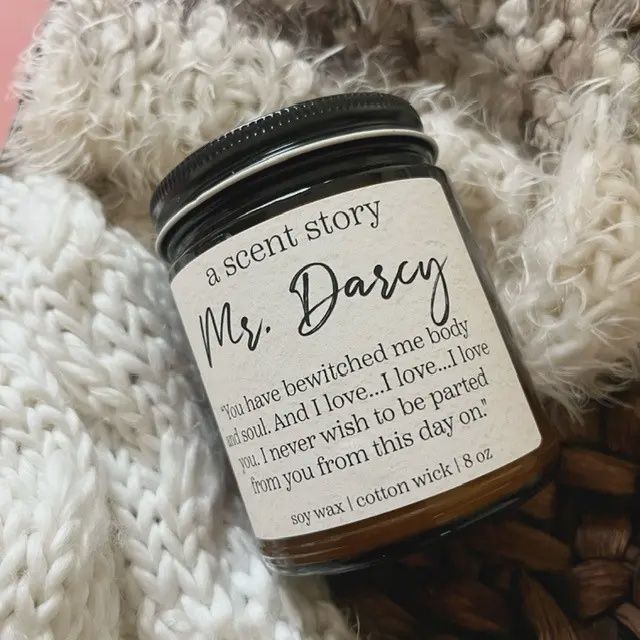 Mr. Darcy | Bookish Candle