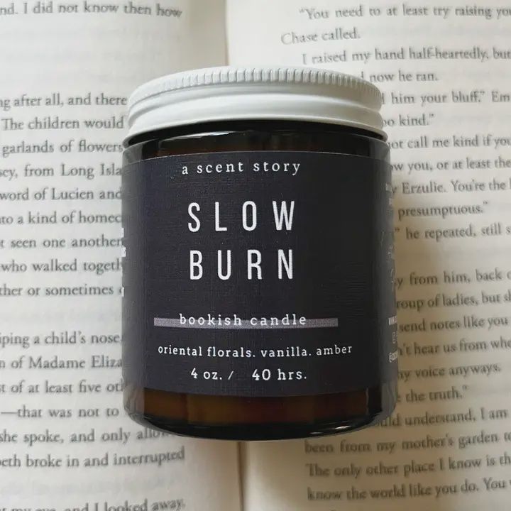 Slow Burn - Bookish Candle