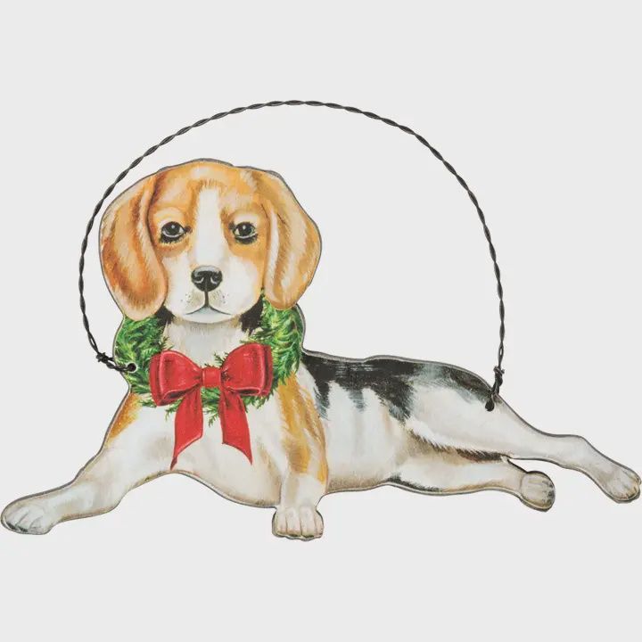 Christmas Beagle Ornament