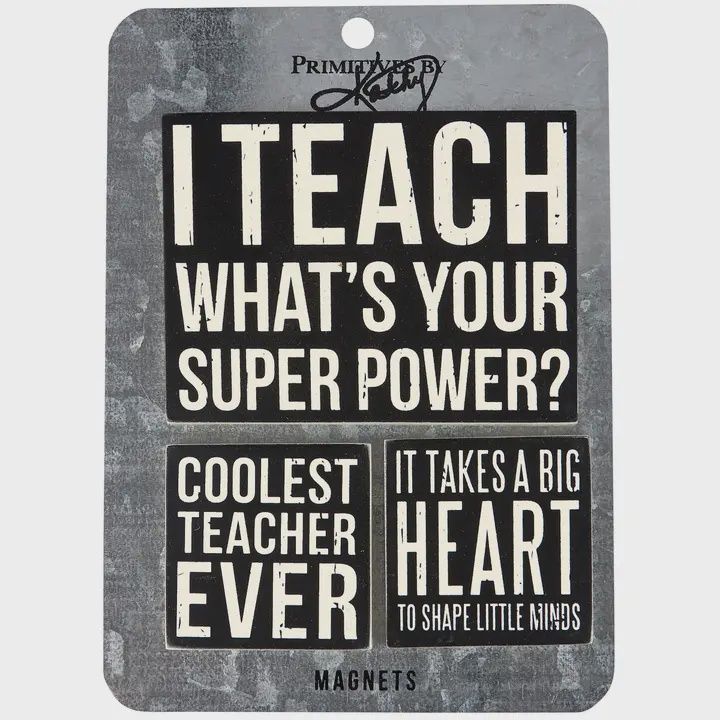 Coolest Teacher Ever Magnet Set