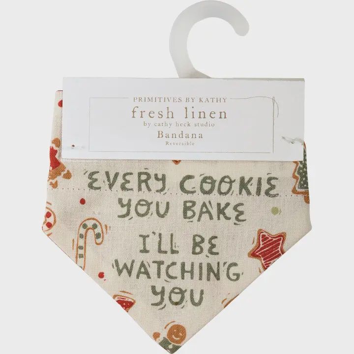 Elf Made Me/You Bake Small Collar Bandana