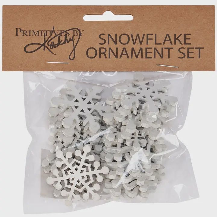 Small Snowflake Ornament Set
