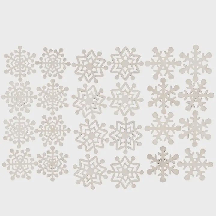 Small Snowflake Ornament Set