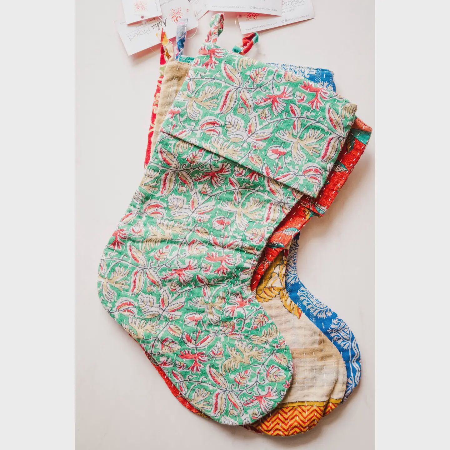 Kantha Stocking