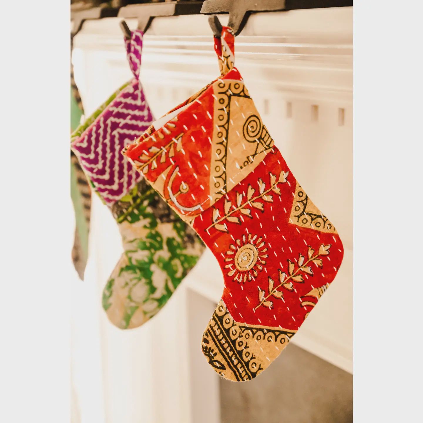 Kantha Stocking