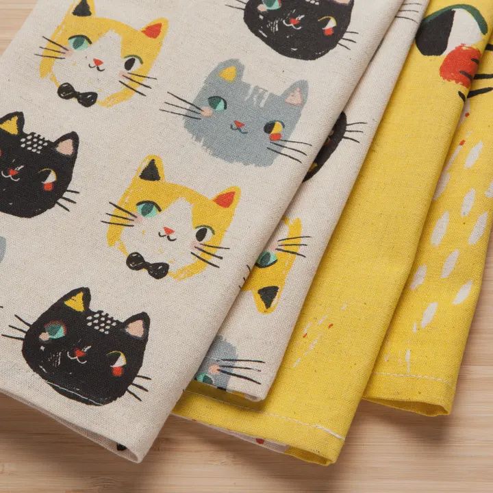 Danica Studio Meow Meow Cats Kitchen Towel