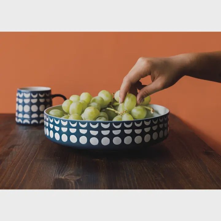 Ink Imprint Serving Bowl