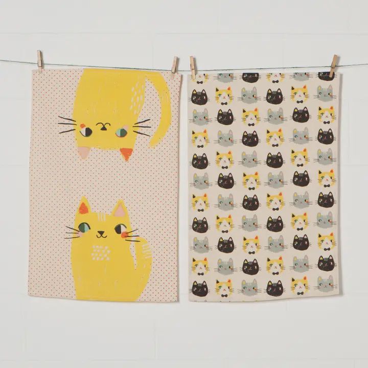 Danica Studio Meow Meow Cats Kitchen Towel