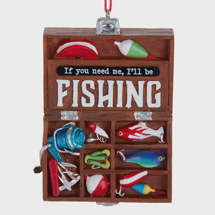 Fishing Tackle Box Ornament