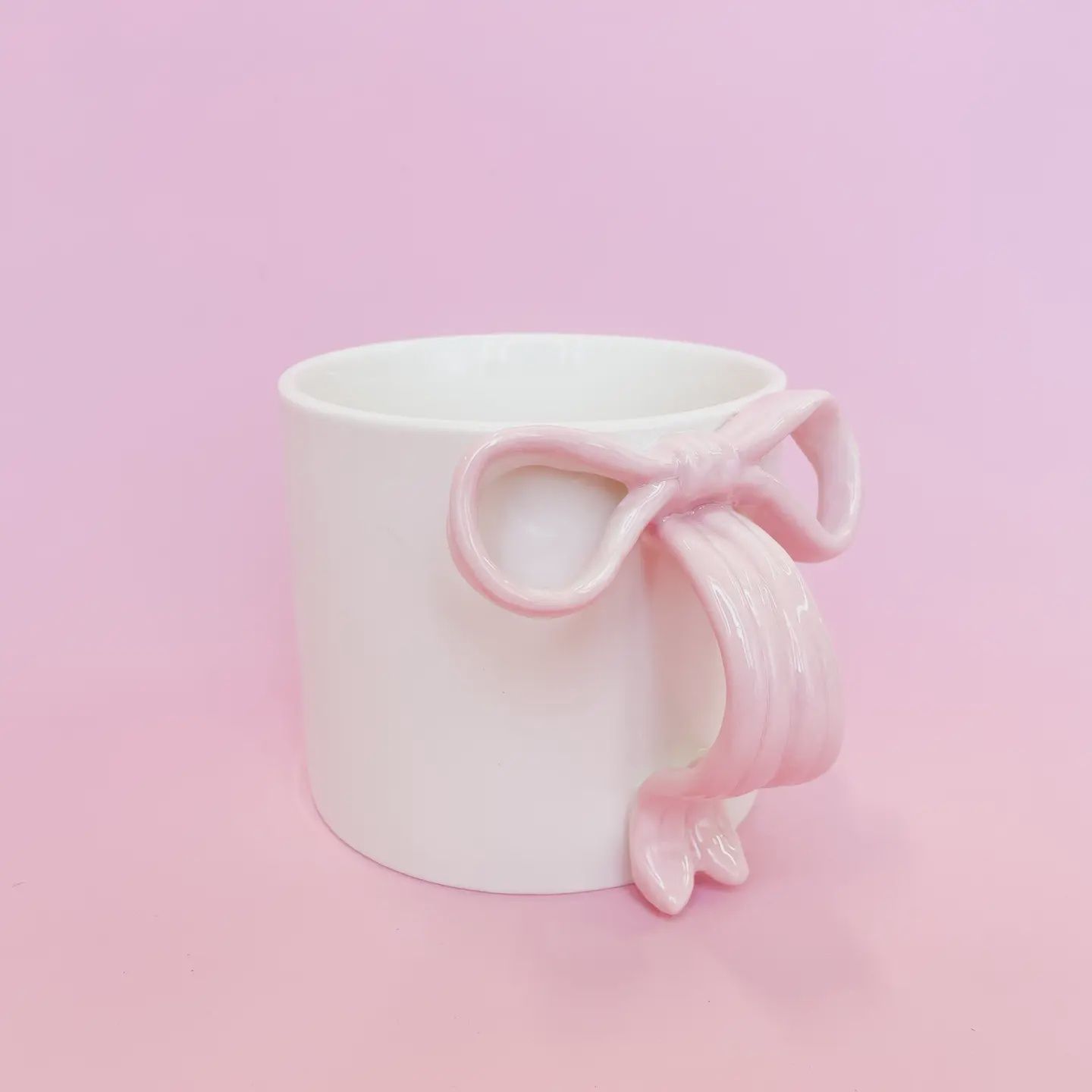 Pink Bow 15oz Ceramic Coffee Mug