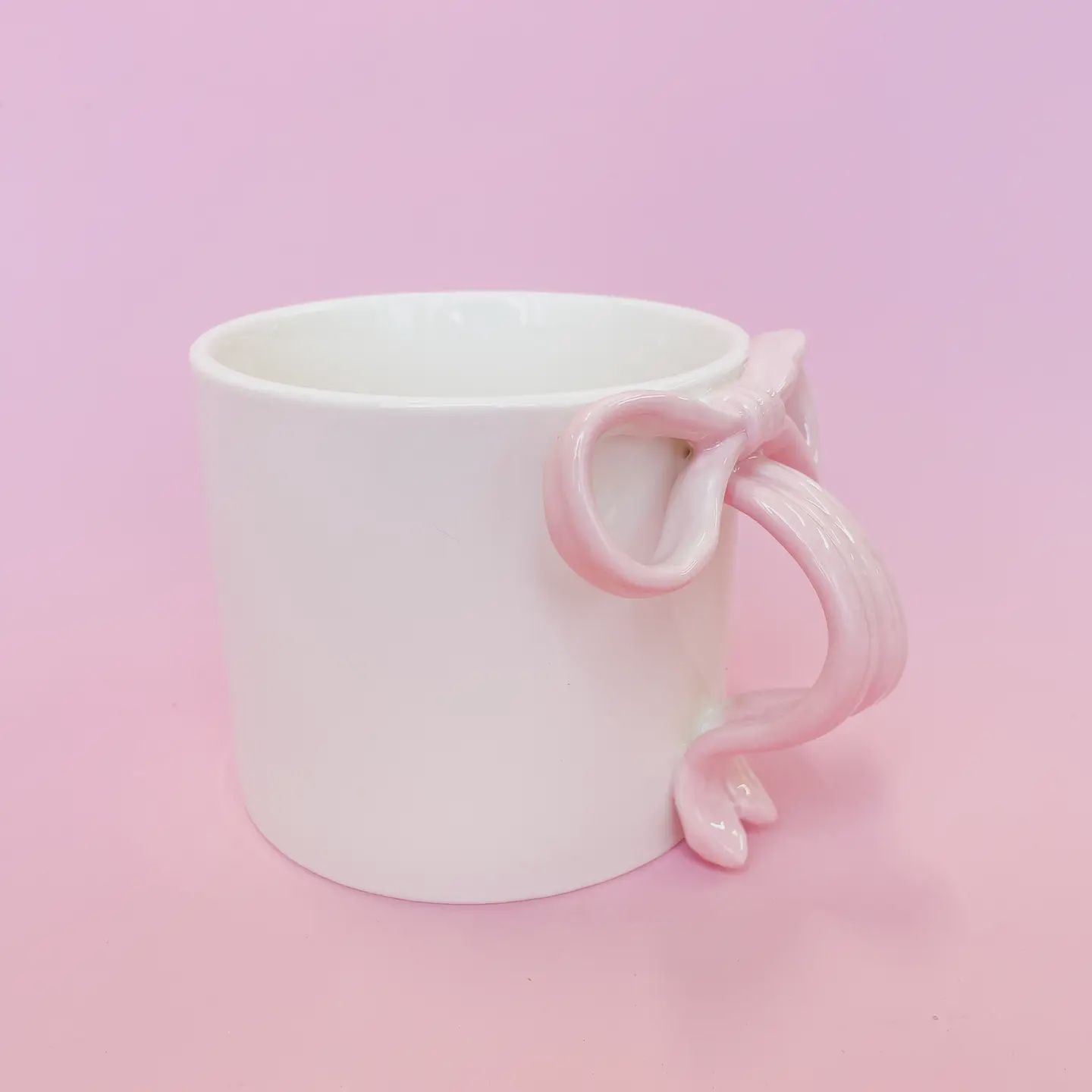 Pink Bow 15oz Ceramic Coffee Mug