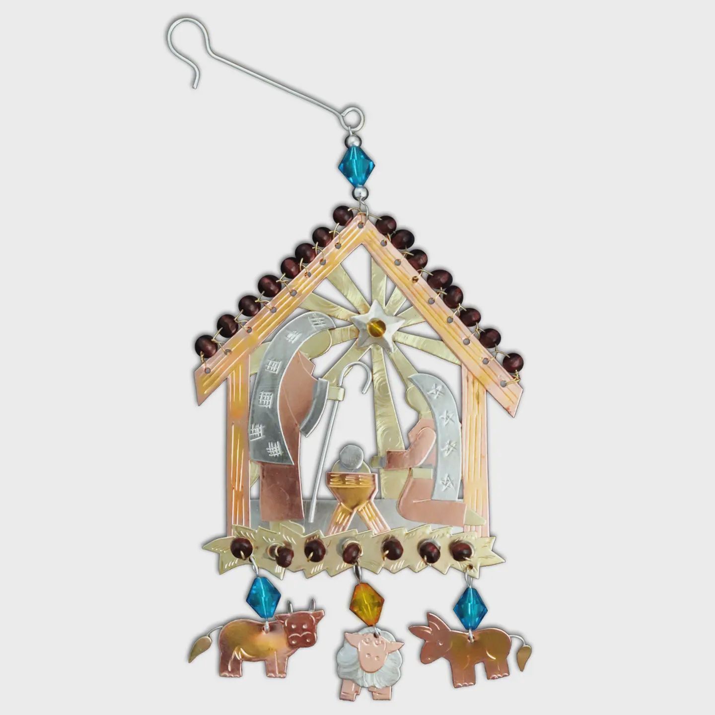 Peaceful Manger Ornament