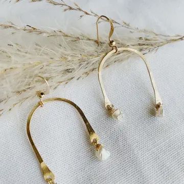 Mini Pearl Arch Earrings