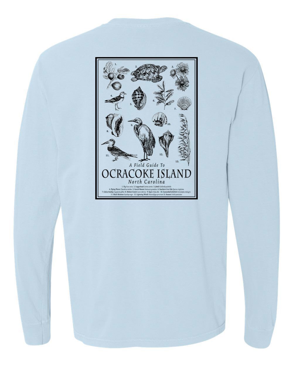 Ocracoke Field Guide UV Shirt- LS
