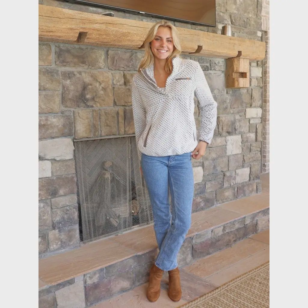 Pullover Simply Soft- Frost Gray
