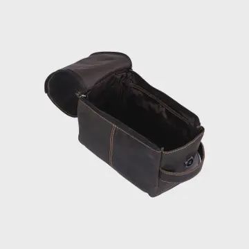 Leather Travel Wash Bag Darwin