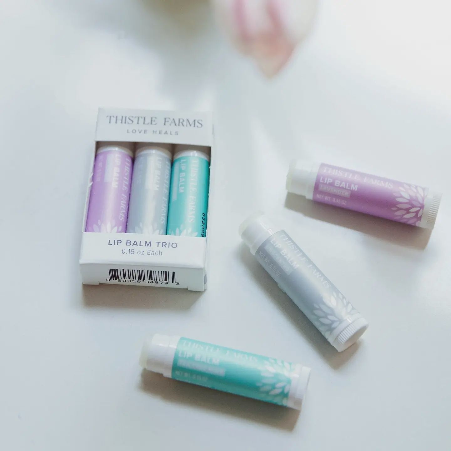 Lip Balm Trio Set - Lavender, Tea Tree Mint