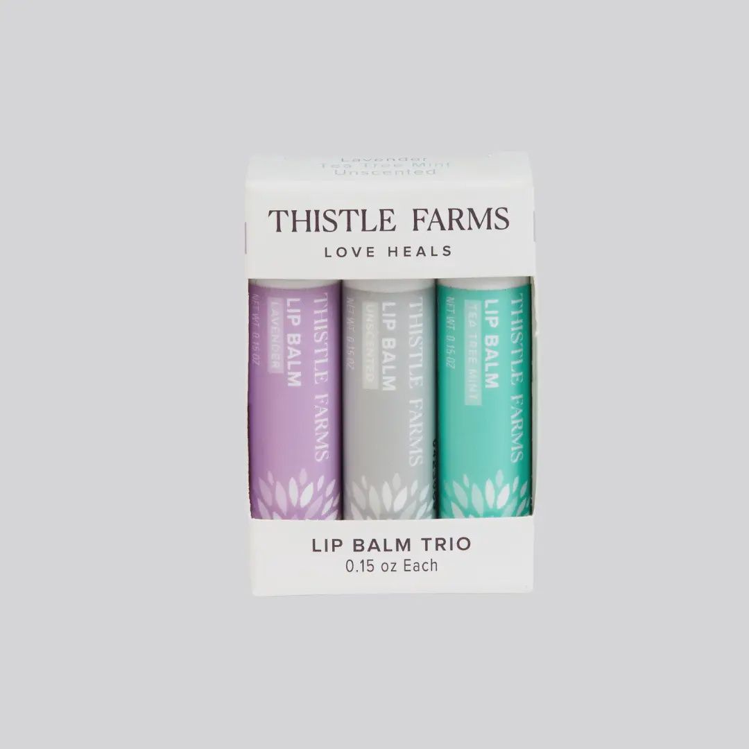 Lip Balm Trio Set - Lavender, Tea Tree Mint