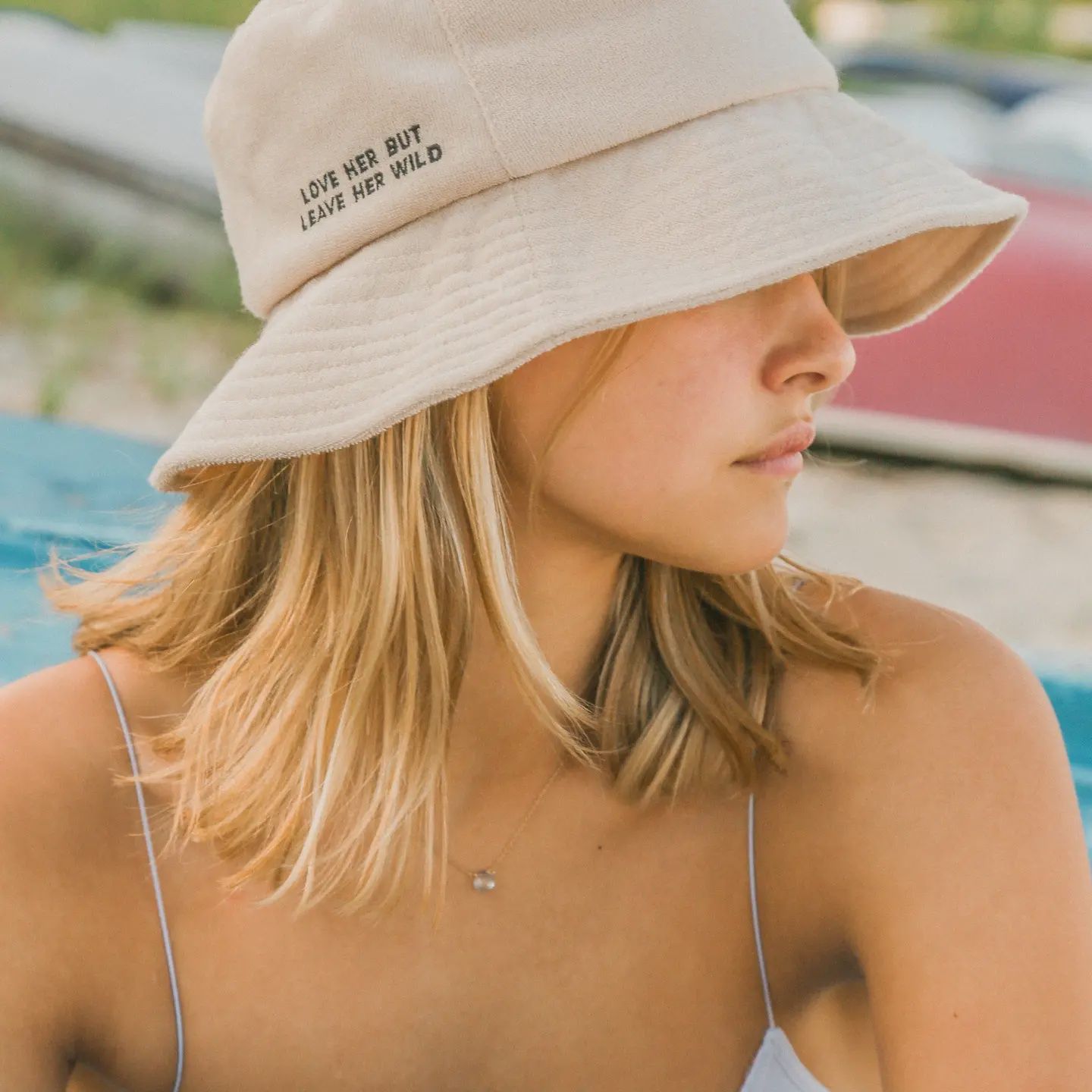 &quot;Leave Her Wild&quot; Heart Bucket Hat