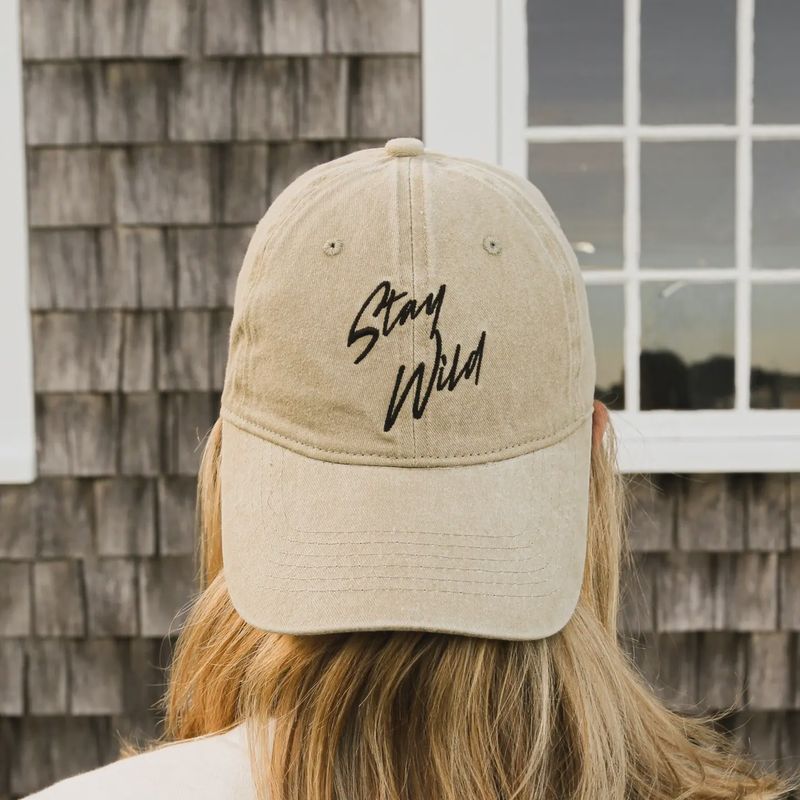 Khaki Stay Wild Hat by Atticus Poetry | default