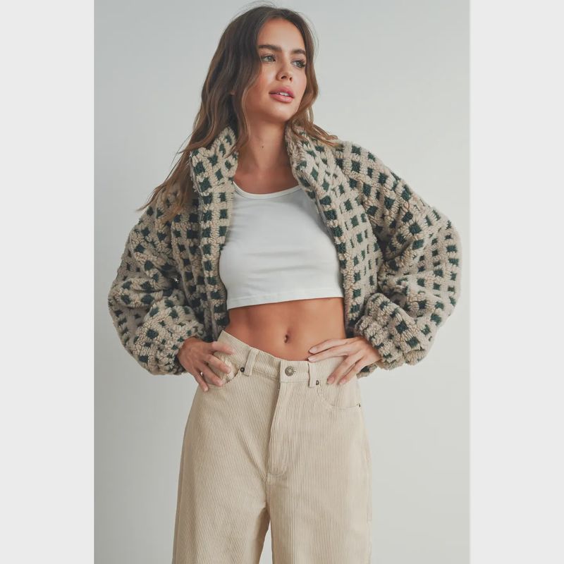 Fuzzy Sherpa Jacket