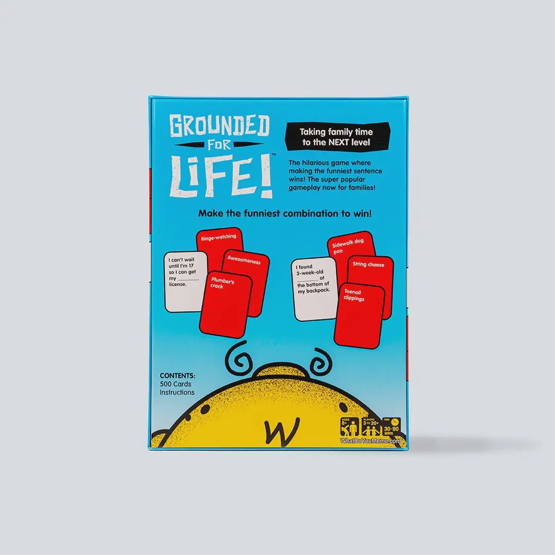 Grounded for Life- Ultimate Family Night Card Game