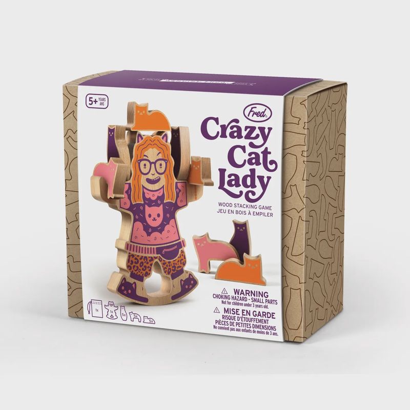 Fred Crazy Cat Lady-Stacking Game