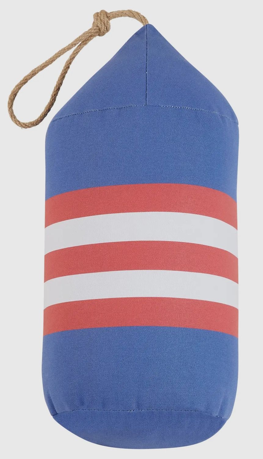 Navy Red Buoy Pillow