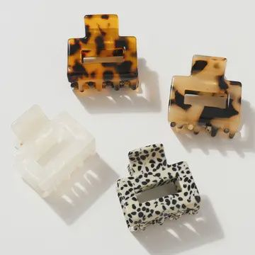 Simone Mini | Classic Square Eco-Friendly Claw Clip