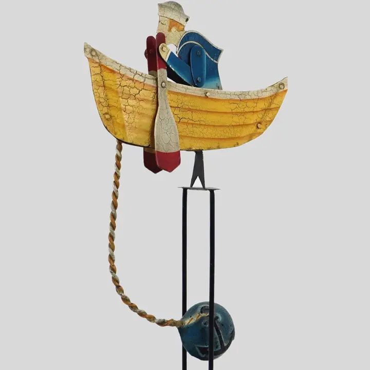Salty Dog Brightly Painted Decorative Tabletop Object